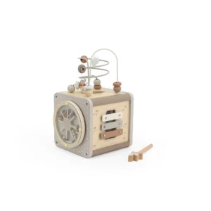 Label label - Activiteitskubus taupe