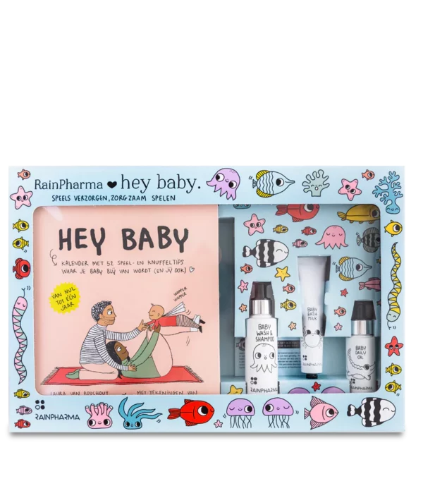 hey baby gift box kalender + verzorgingsproducten - kids&zoo